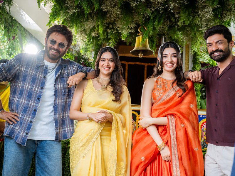 Venkatesh joins the sets of #VenkyAnil5 as team gears up to shoot crucial sequences in ongoing schedule (Photo Credit: Nandamuri Kalyan Ram/X)