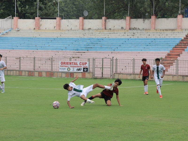 Holders DPS RK Puram and Govt. Girls Sr. Sec. Schools begin campaigns with commanding wins in the Oriental Cup 2026 in New Delhi on Tuesday. Photo credit: Oriental Cup 2026