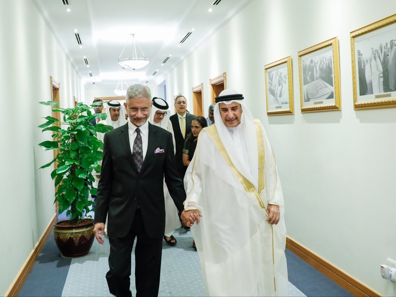 EAM Jaishankar, Bahrain's Deputy PM Khalid bin Abdulla Al Khalifa discuss bilateral ties