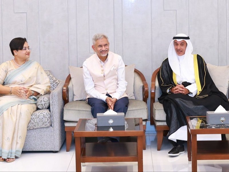 EAM Jaishankar arrives in Kuwait, looks forward to engagements