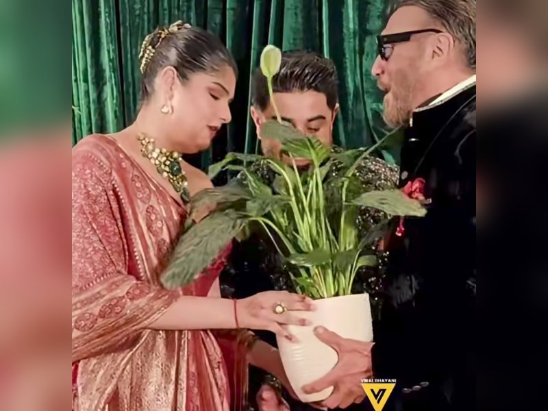 Jackie Shroff's big potted plant, Rekha's blessings, Bobby Deol's stumble: All that happened at Anshula Kapoor's reception
