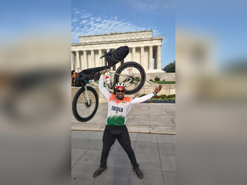 Rajasthan Cyclist completes epic US coast ride (IANS exclusive)