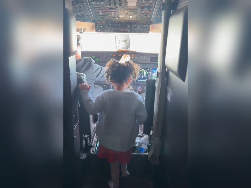 Priyanka Chopra Jonas gives a peek of daughter Malti exploring airplane cockpit