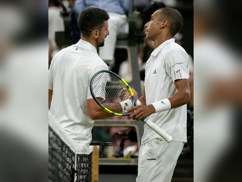 ‘Amazing battle with a legend’: Auger-Aliassime reflects on Djokovic heartbreak at Wimbledon