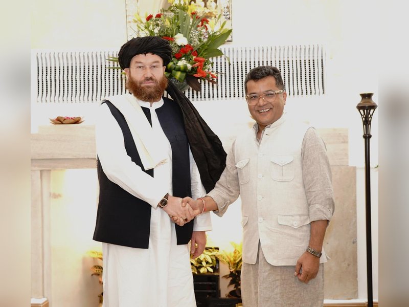 MoS Margherita discusses bilateral ties with visiting Afghan minister 