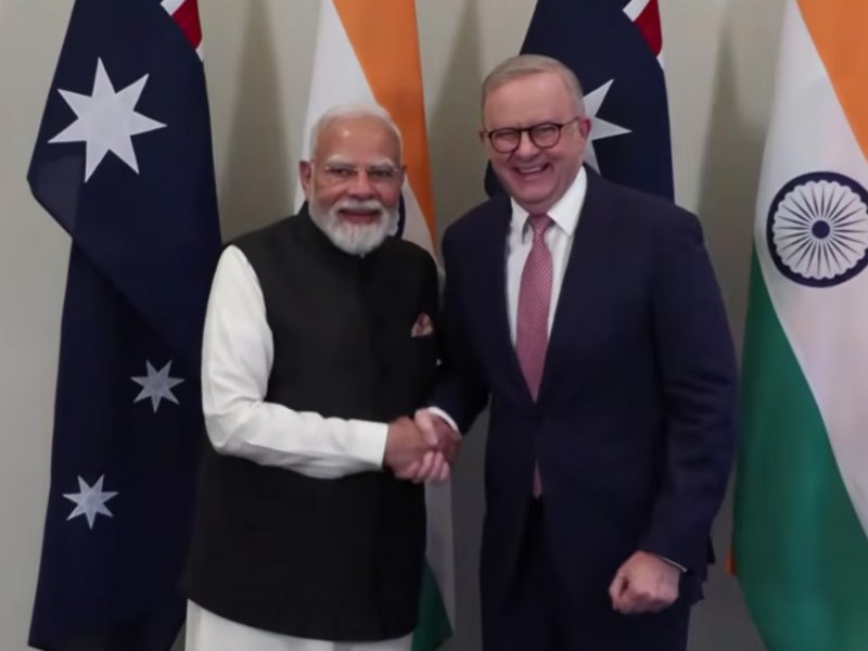 PM Modi meets Australian counterpart Albanese at India-Australia CEO Forum