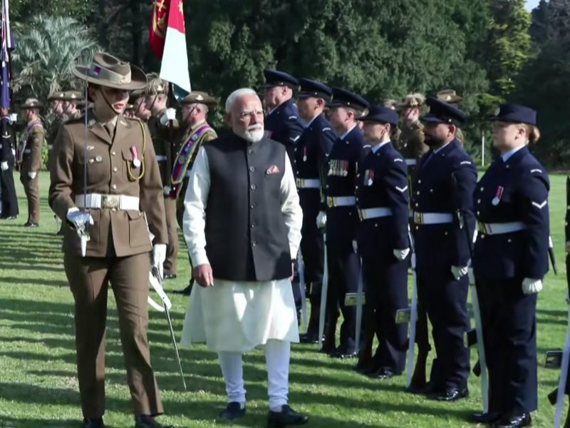 ऑस्ट्रेलिया में पीएम मोदी को मिला 'गार्ड ऑफ ऑनर', गूंजा जन गण मन...