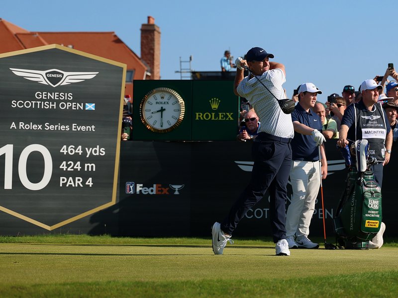 McIlroy in 5-way lead as Yellamaraju is Tied 26th and Theegala T-75 in Scotland