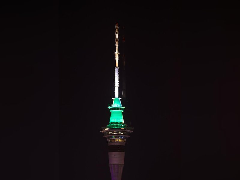 Auckland's Sky Tower illuminates in Indian tricolour to mark PM Modi's historic NZ visit