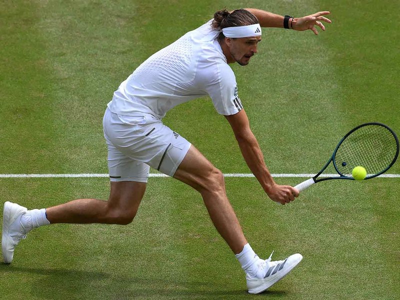 Alexander Zverev ends Arthur Fery's dream run to enter maiden final at Wimbledon at the All-England Club in London on Friday. Photo credit: ATP