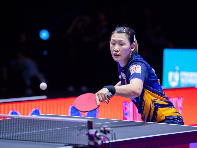 Maria Xiao stars as Dabang Delhi TTC edge UP Prometheans 9-6 in their opening match of Season 7 of the Ultimate Table Tennis (UTT) at the Dr Shyama Prasad Mukherjee Indoor Stadium in Panaji on Friday. Photo credit: UTT 