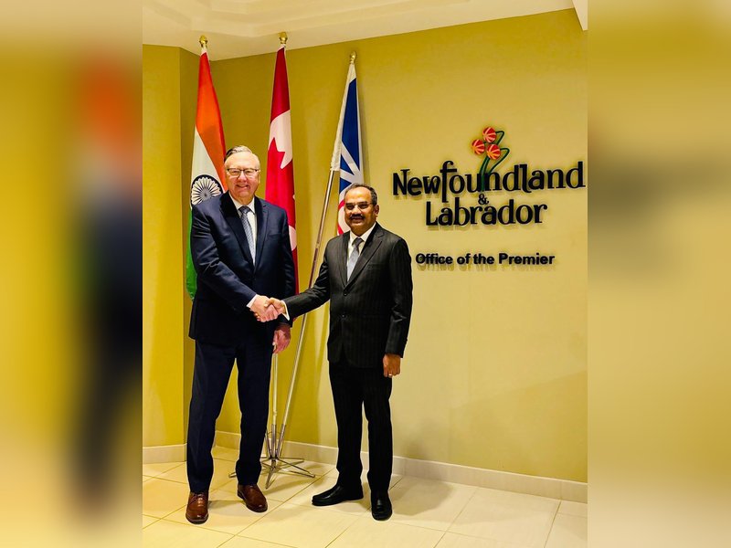 India discusses strengthening relations with premier of Newfoundland and Labrador