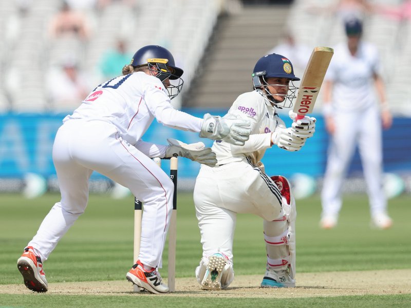 England fight back by removing Smriti Mandhana, Harmanpreet Kaur leave India at 202/5 at tea on the opening day of the One-off Test at Lord's in London on Friday. Photo credit: IANS/BCCI@X