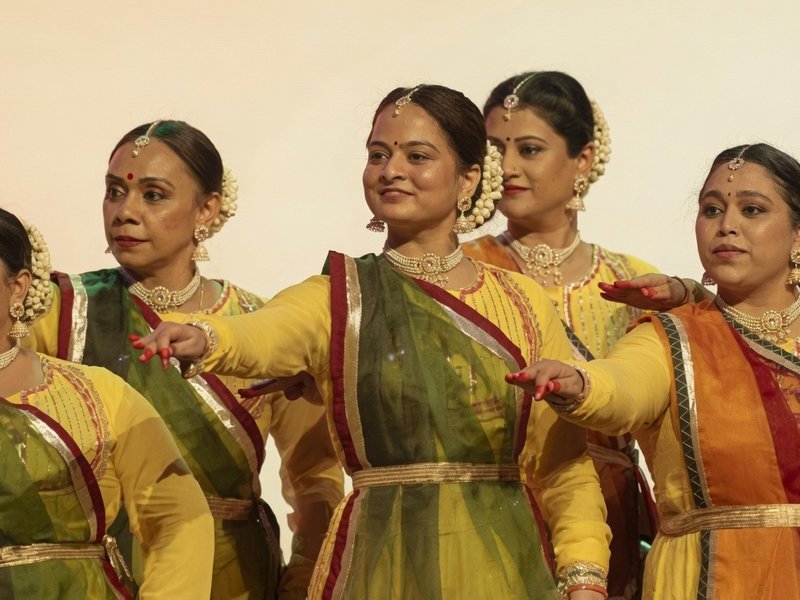 kathak and Haka at Gala Lunch
