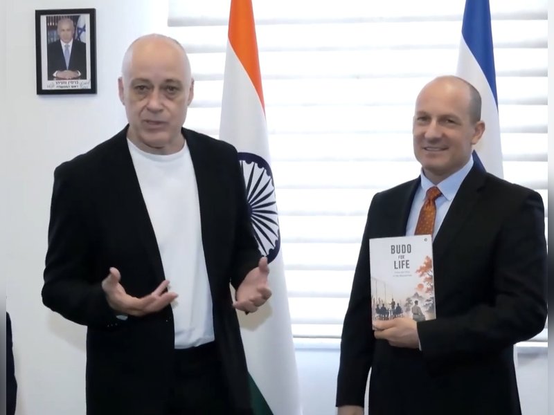 Israel Embassy in New Delhi hosts launch of Eyal Nir's book ‘Budo for Life’