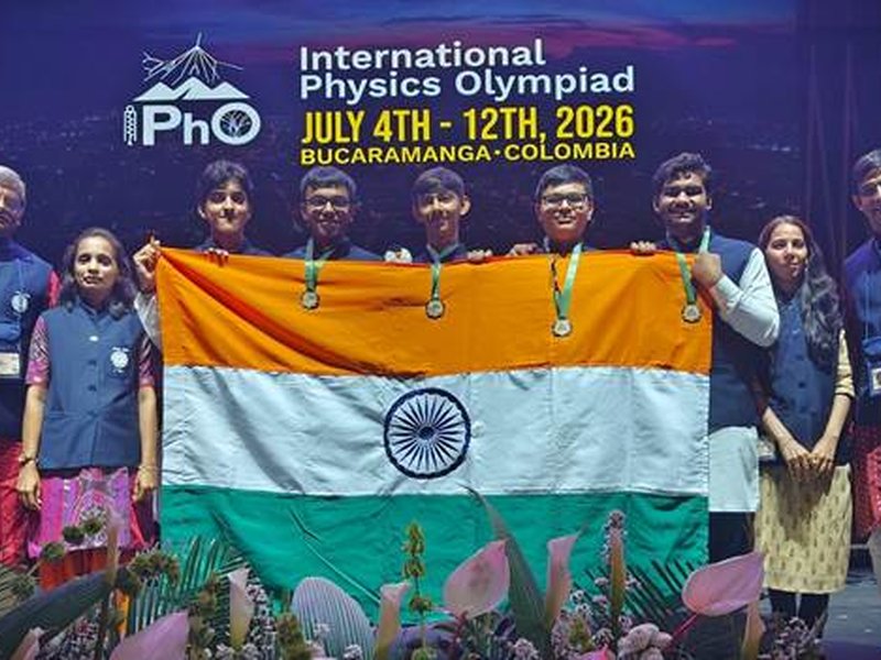 India tops global rankings with clean sweep of five gold medals at International Physics Olympiad 2026