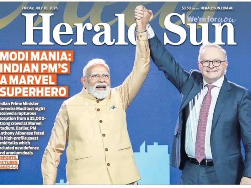 ग्लोबल स्टेज का 'मिस्टर इंडिया'... ऑस्ट्रेलियाई मीडिया ने प्रधानमंत्री मोदी के दौरे को लिया हाथों-हाथ