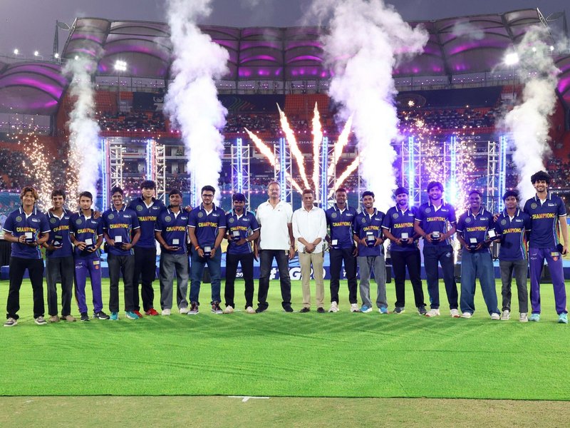 Hyderabad's Vinoo Mankad champions felicitated  during TG20 closing ceremony