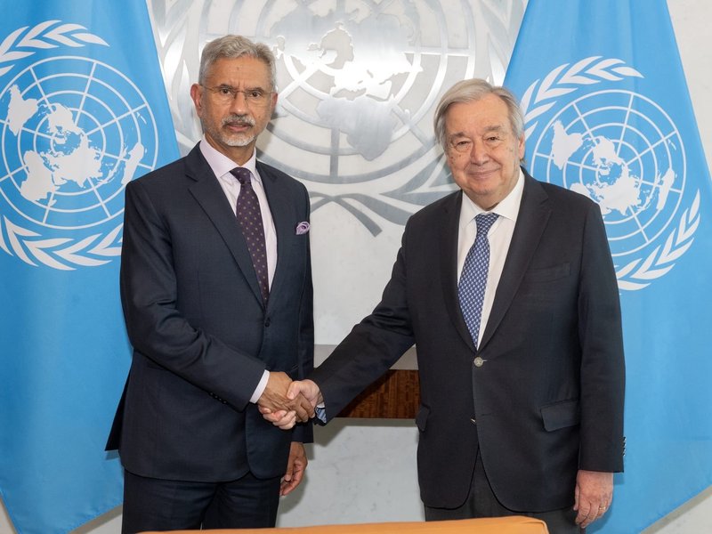 EAM Jaishankar meets UN chief Guterres; discusses West Asia, Ukraine 