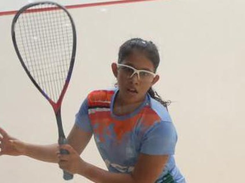 Sanya Vats bows out in the semifinals of Chennai Squash PSA Challenger at the Indian Squash Academy in Chennai on Tuesday. Photo credit: SRFI