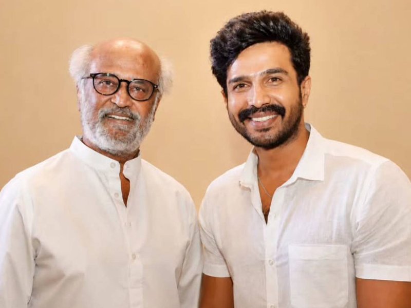 Rajinikanth congratulates Vishnu Vishal for 'Gatta Kusthi 2' (Photo Credit: Vishnu Vishal/X)