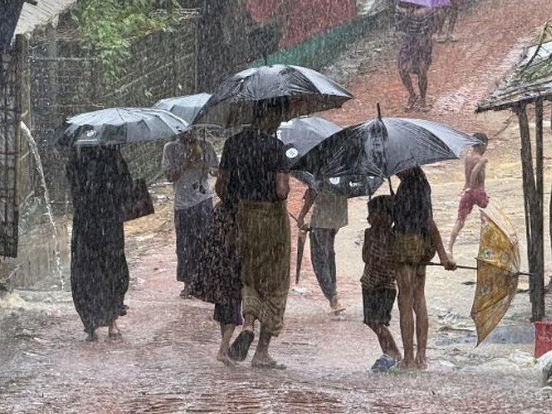 Rights body warns of monsoon risks endangering lives of Rohingya refugees in Bangladesh