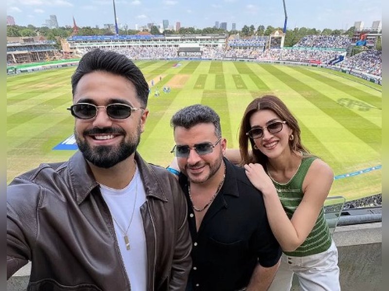 Kriti Sanon enjoys England and India’s match with rumoured boyfriend Kabir Bahia at Edgbaston Stadium