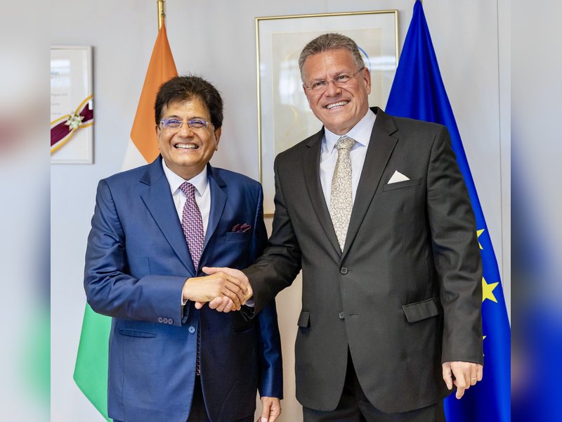 Piyush Goyal, Maros Sefcovic review progress on India-EU FTA implementation