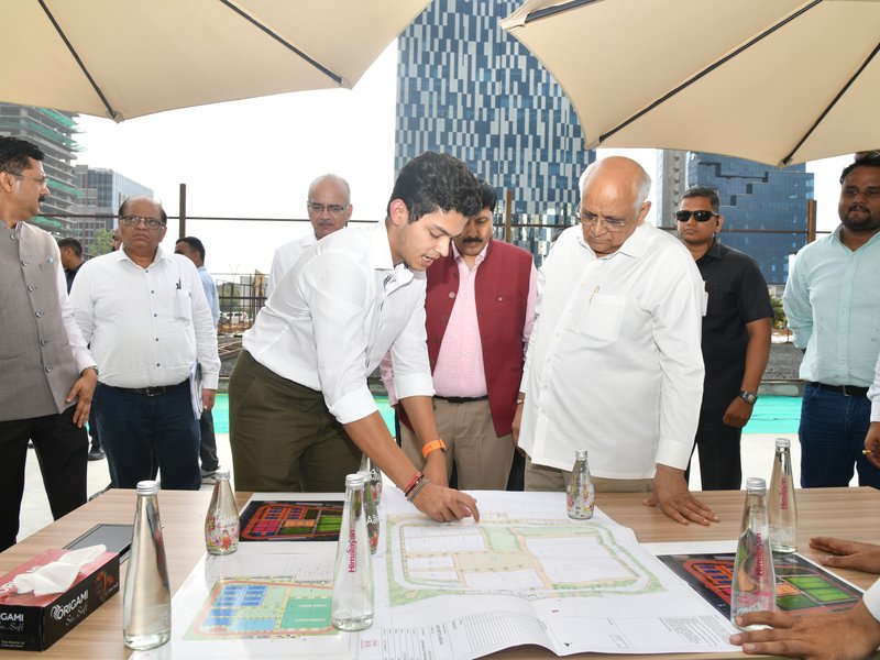 Gujarat CM spends birthday reviewing govt work, inspecting GIFT City projects