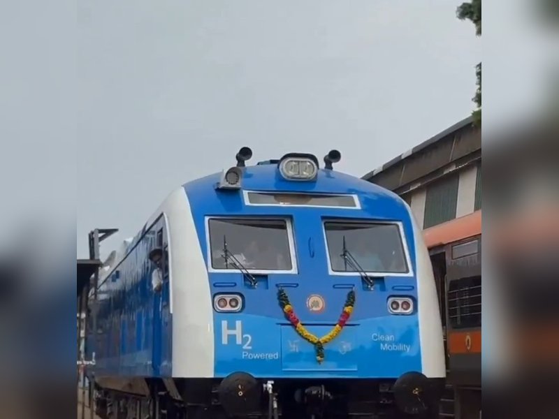 How India's first hydrogen-powered train will generate its own power and carry 2,600 passengers