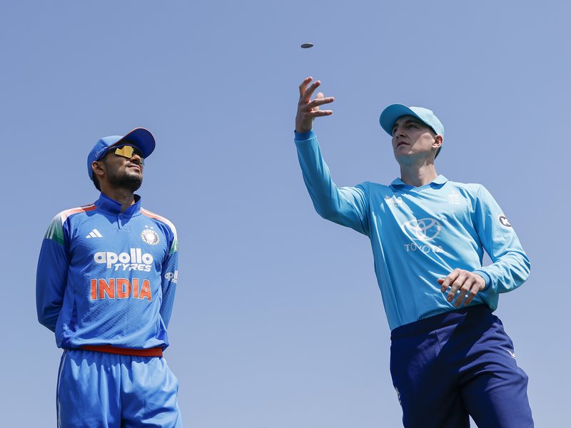 Ishan Kishan replaces ill Rahul, Atkinson, Mahmood come as England elect to bowl against India in the second ODI at Sophia Gardens in Cardiff on Thursday. Photo credit: IANS 