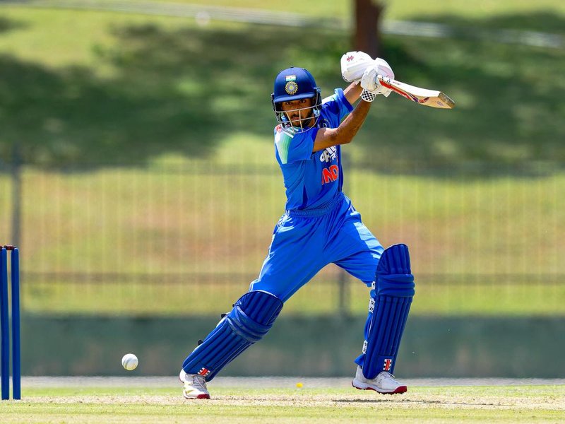 Raichandani's double ton is a standout performance in drawn first Youth Test between  Sri Lanka Under-19 and India Under-19 in Galle on Thursday. Photo credit: SLC