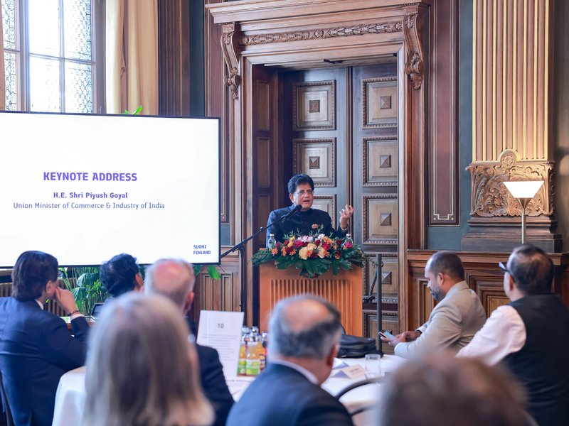 A sea of opportunities lie ahead for India and Finland: Piyush Goyal