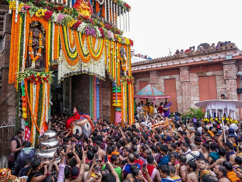 Odisha: 1 dead during stampede-like situation during Puri Rath Yatra