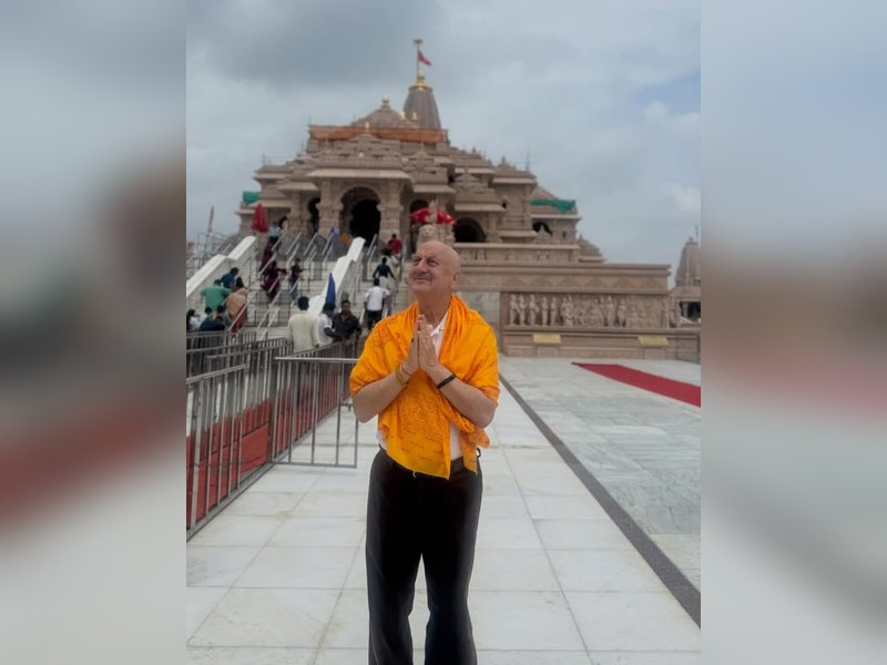 Anupam Kher wraps first schedule of ‘Shri Ram Bhoomi’ in Ayodhya, says ‘a part of me stayed behind’