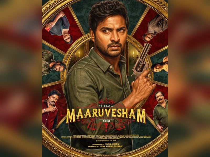 Vaibhav-starrer Maaruvesham's first look poster out!  (Photo Credit: Vijay Sethupathi/X)