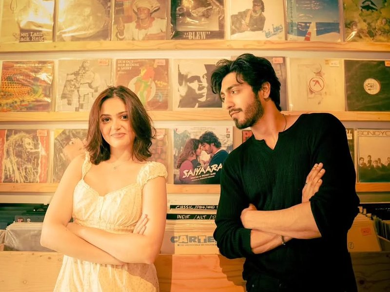 Ahaan Panday, Aneet Padda launch Collector's Edition Vinyl LP at Wembley Stadium celebrating ‘Saiyaara’ music 