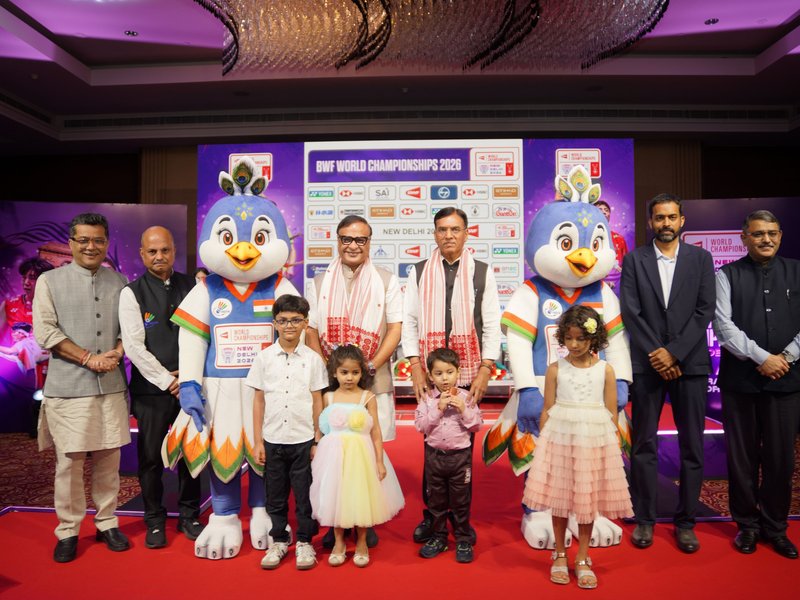 Dr. Mansukh Mandaviya unveils mascot Peacko, marking final 30-day countdown to BWF World Championships