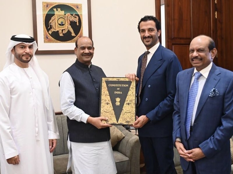 UAE delegation visits Parliament House, interacts with Speaker Om Birla