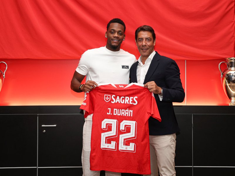  7th club at just 22: Jhon Duran joins Benfica from Al-Nassr on loan 