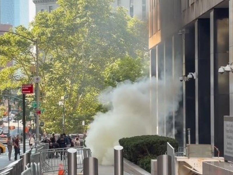 Army veteran arrested after fiery attack outside New York ICE office