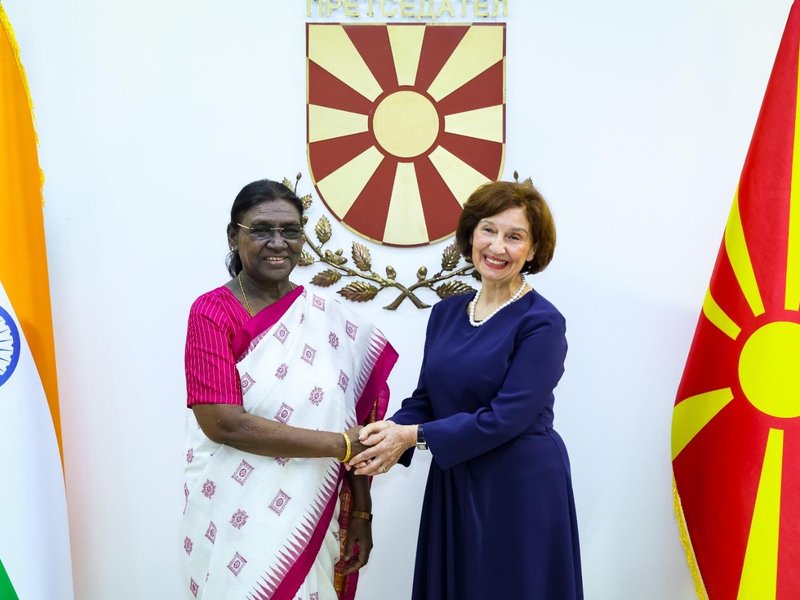 President Murmu, North Macedonia counterpart discuss new avenues for cooperation