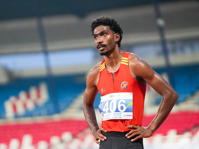 Entering competition with a winning mindset, says quarter-miler Vishal TK on his Commonwealth Games debut in Glasgow. Photo credit: IIS