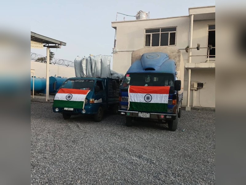 India delivers relief material to flood-stricken Afghanistan