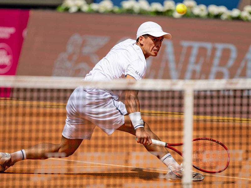 Sebastian Baez finally beat Miomir Kecmanovic in battle of former champs in the Generali Open ATP Tour 250 event at Kitzbühel, Austria, on Tuesday. Photo credit: ATP Tour