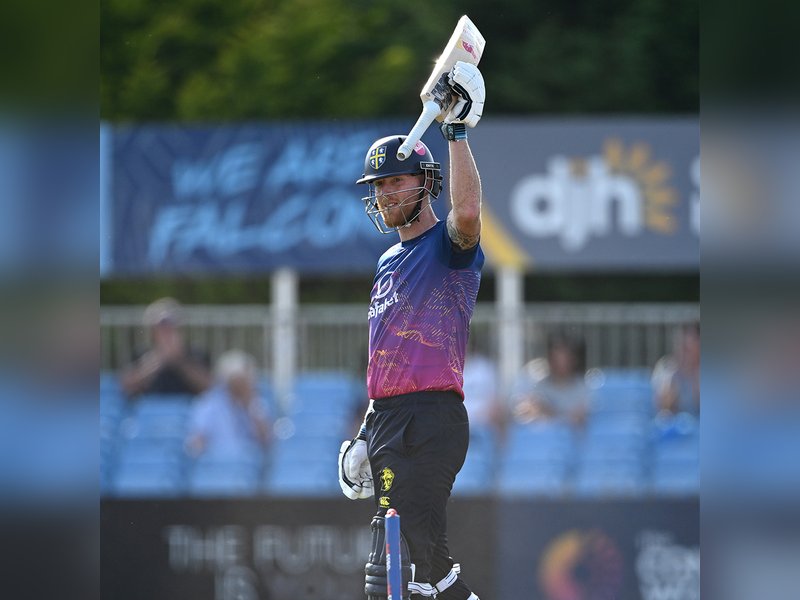 Ben Stokes returns to 50-over action with gritty century in Durham's win over Derbyshire. Photo credit: ICC