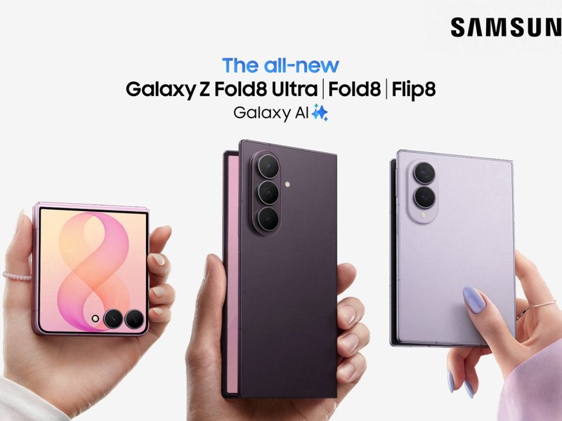 Samsung unveils Galaxy Z Fold8, Fold8 Ultra and Flip8 with advanced Galaxy AI