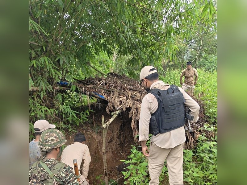 Manipur: Suspected militants blow up bridge in Kamjong (Photo: IANS)