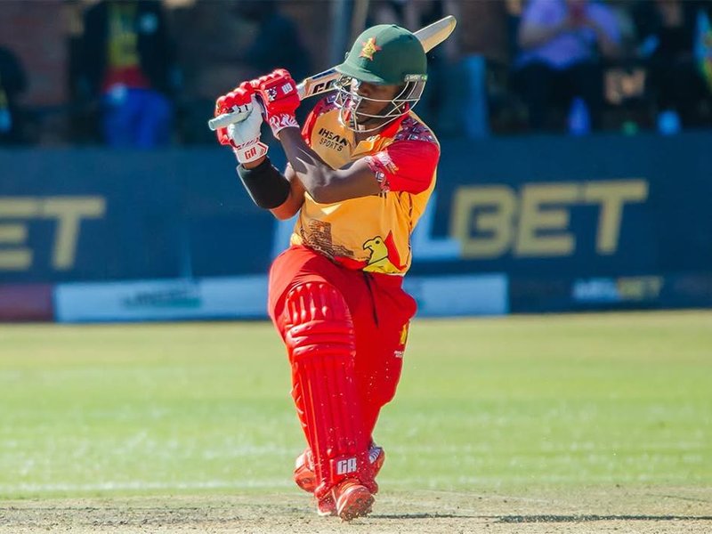 Zimbabwe lose Milton Shumba to injury ahead of India T20Is; Innocent Kaia named replacement. Photo credit;' Zimbabwe Cricket