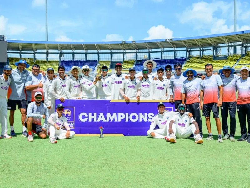 Spinner Rohit picks four-for as India U-19 defeat Sri Lanka U-19 by 211, win series 1-0 at the R Premadasa Stadium in Colombo on Thursday. Photo credit: SLC